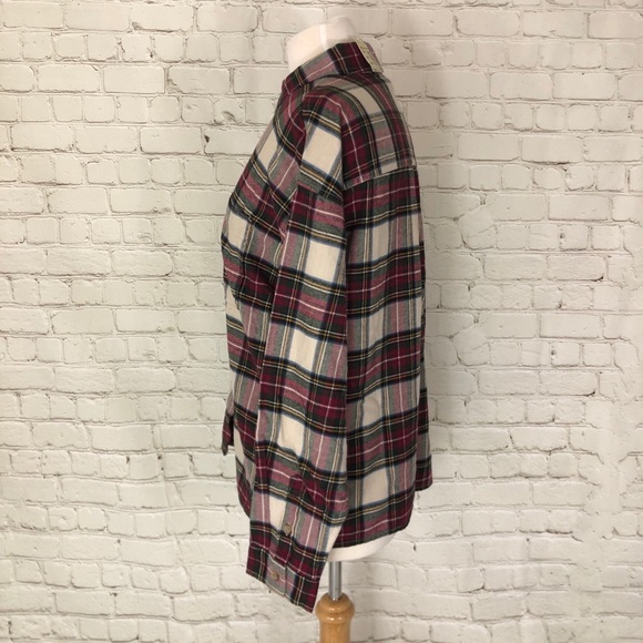 Madewell Plaid Button Down Shirt Size Medium NWT - Picture 4 of 11